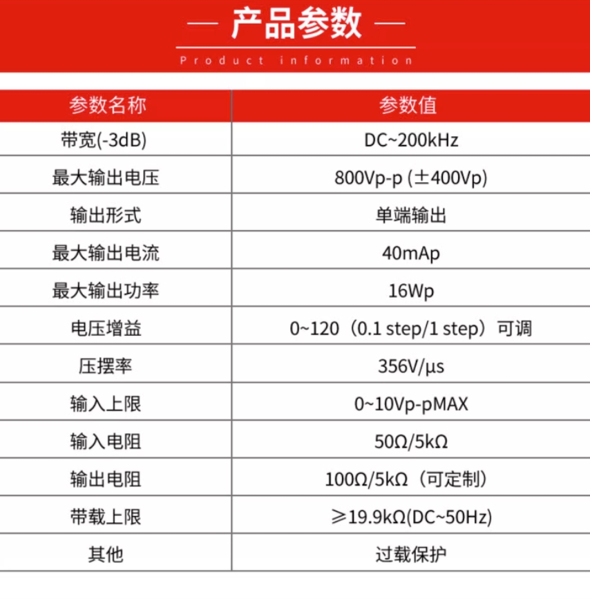 ATA-2082高压放大器 ATA-2082高压放大器